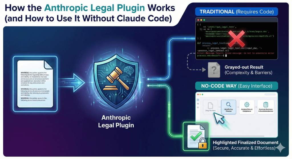 How the Anthropic Legal Plugin Works (and How to Use It Without Claude Code)